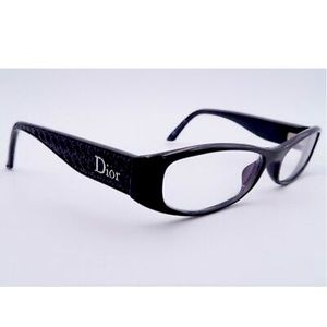 Vintage Christian Dior CD 3161 Eyeglasses FRAME 584 Black 52[]15-140 Wicker F566